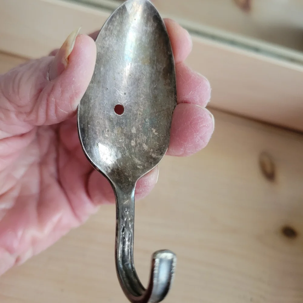 Vintage Silverplate Spoon Hook